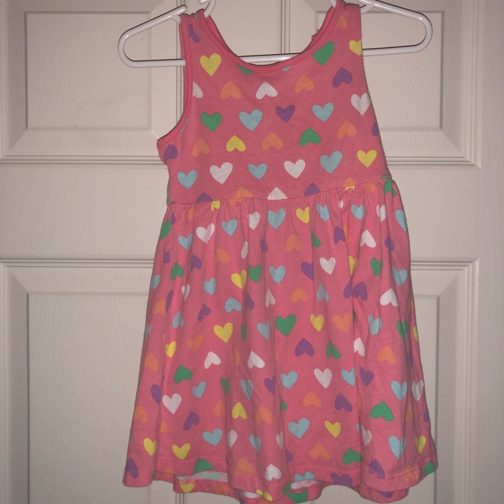 Pink heart dress